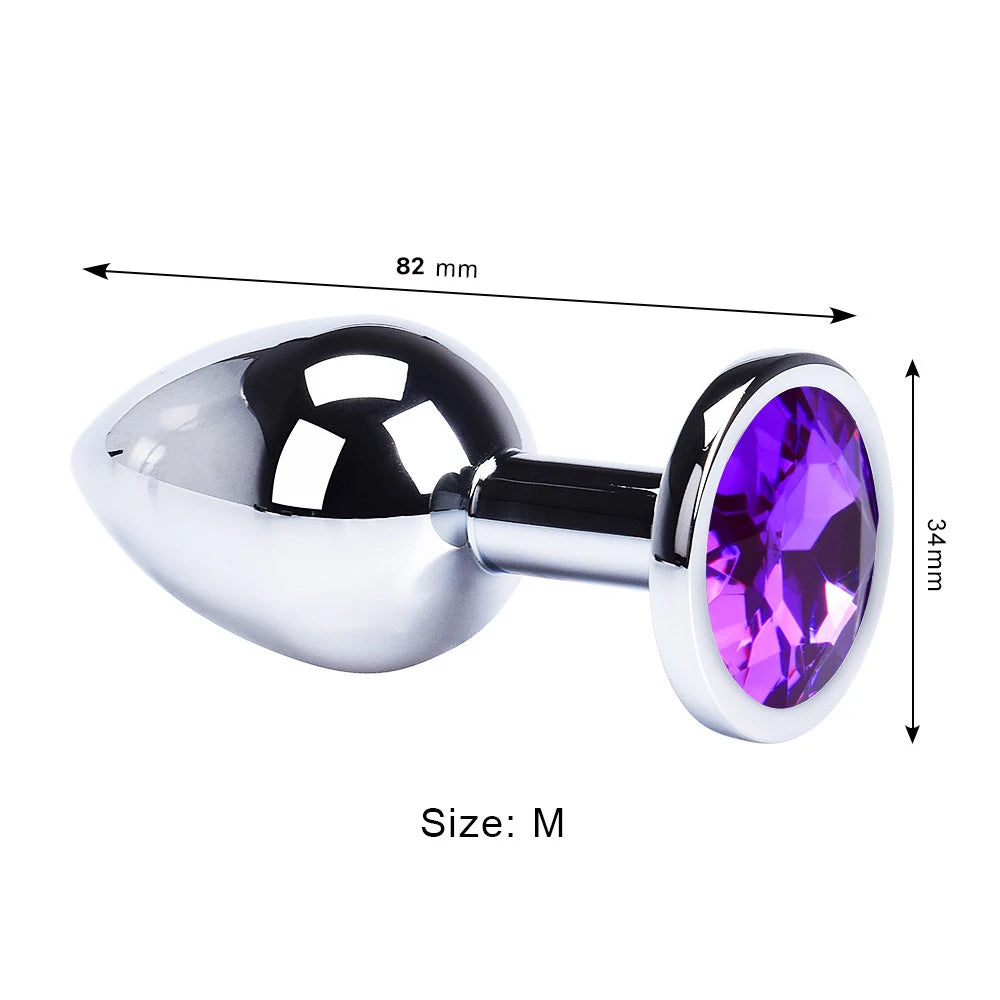 Crystal Anal Plug 3 Piece Set