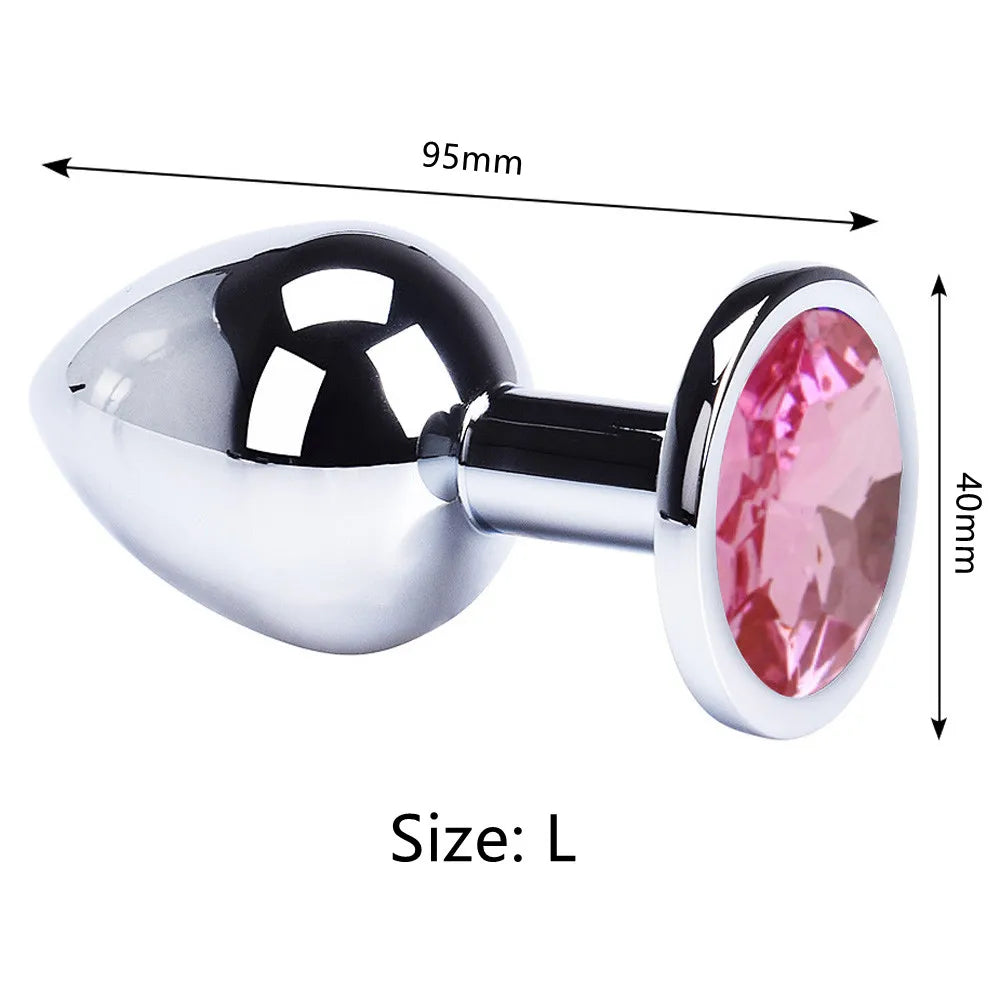 Crystal Anal Plug 3 Piece Set