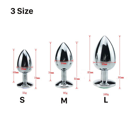 Crystal Anal Plug 3 Piece Set