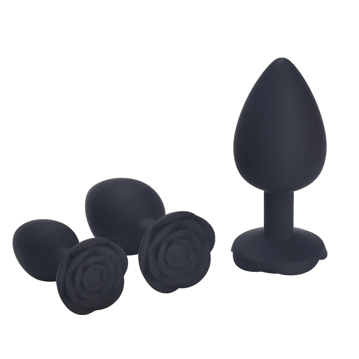 Rose Silicone Butt Plug