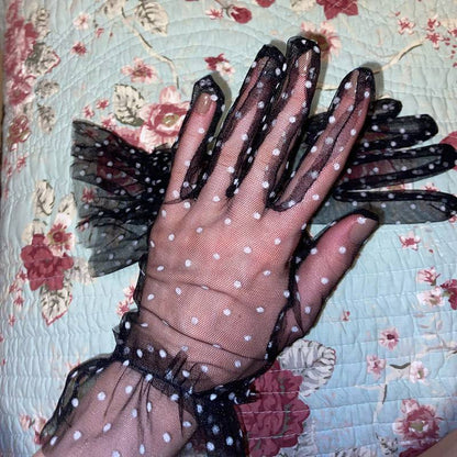 Spotted Lace Gloves