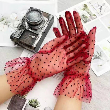 Spotted Lace Gloves