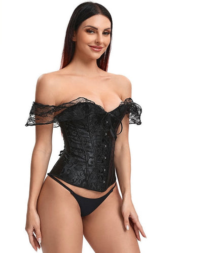 Lace Sleeve Bustier