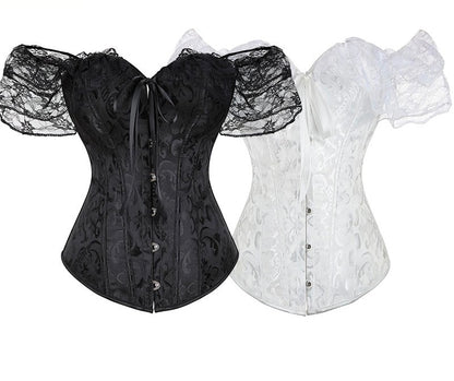 Lace Sleeve Bustier