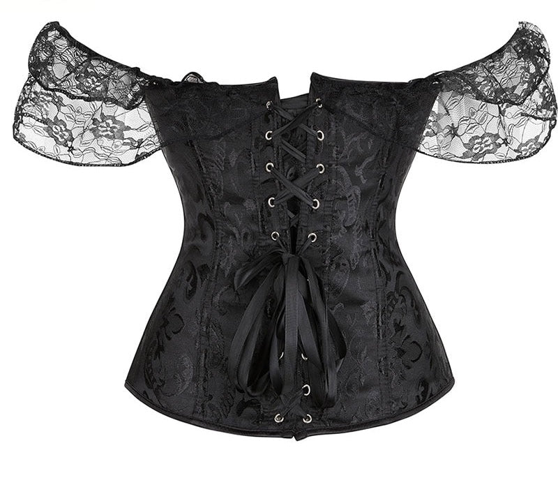 Lace Sleeve Bustier