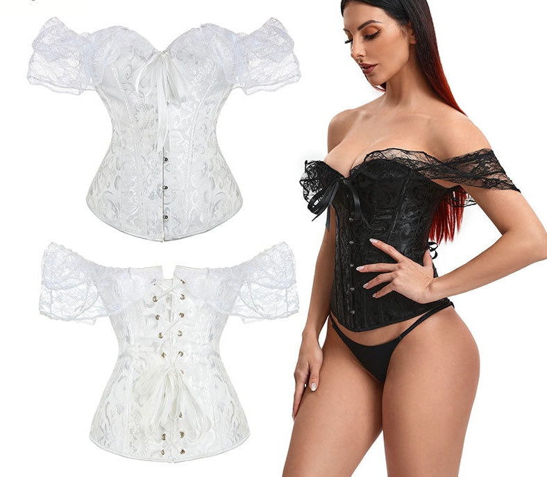 Lace Sleeve Bustier