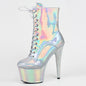 Platform Hologram Ankle Boots