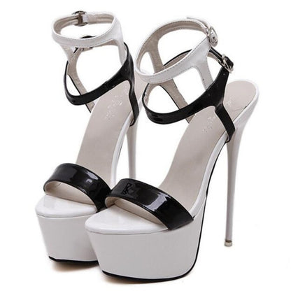 Double Ankle Strap Heels