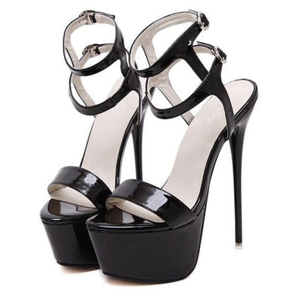 Double Ankle Strap Heels