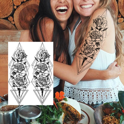 Sexy Flower Temporary Tattoos