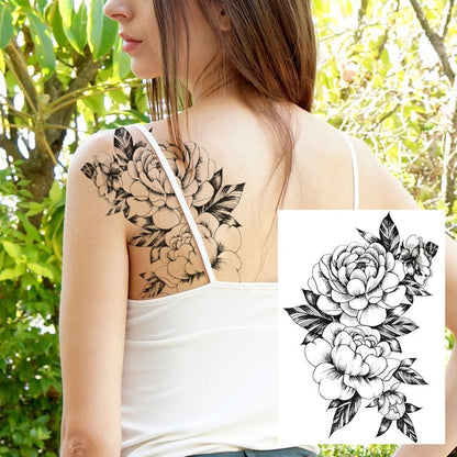 Sexy Flower Temporary Tattoos