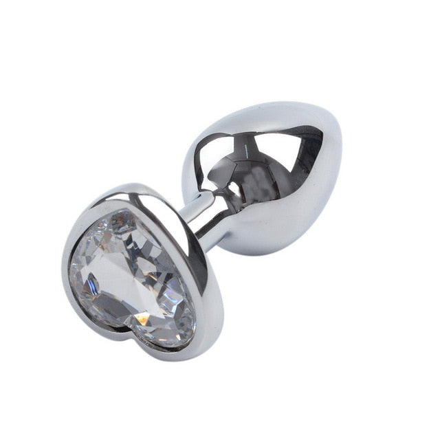 Stainless Steel Crystal Anal Plug