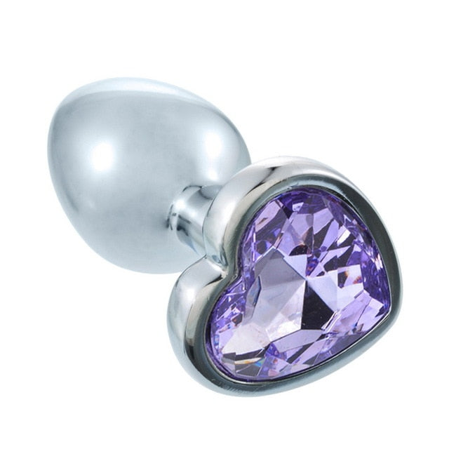 Stainless Steel Crystal Anal Plug